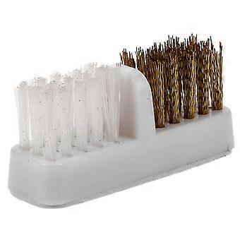 Nail Drill Bit Cleaning Brush Portable Manicure Cleaning Tool 4Pcs White