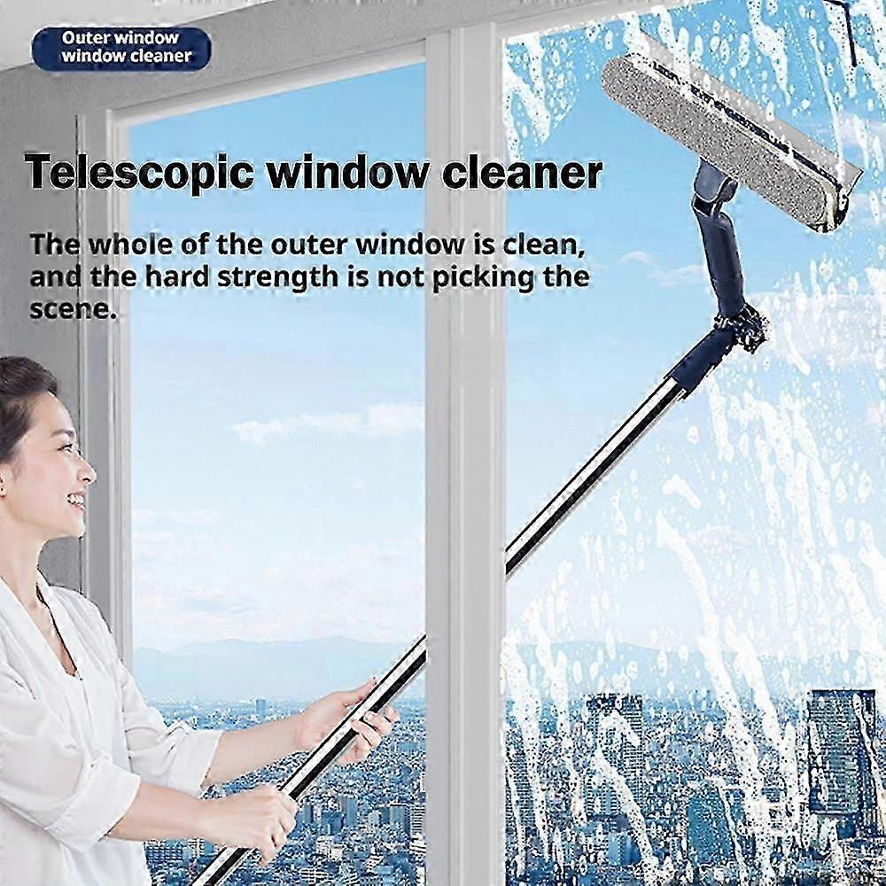 Telescopic window cleaning machine Kit Extendable Pole Adjustable