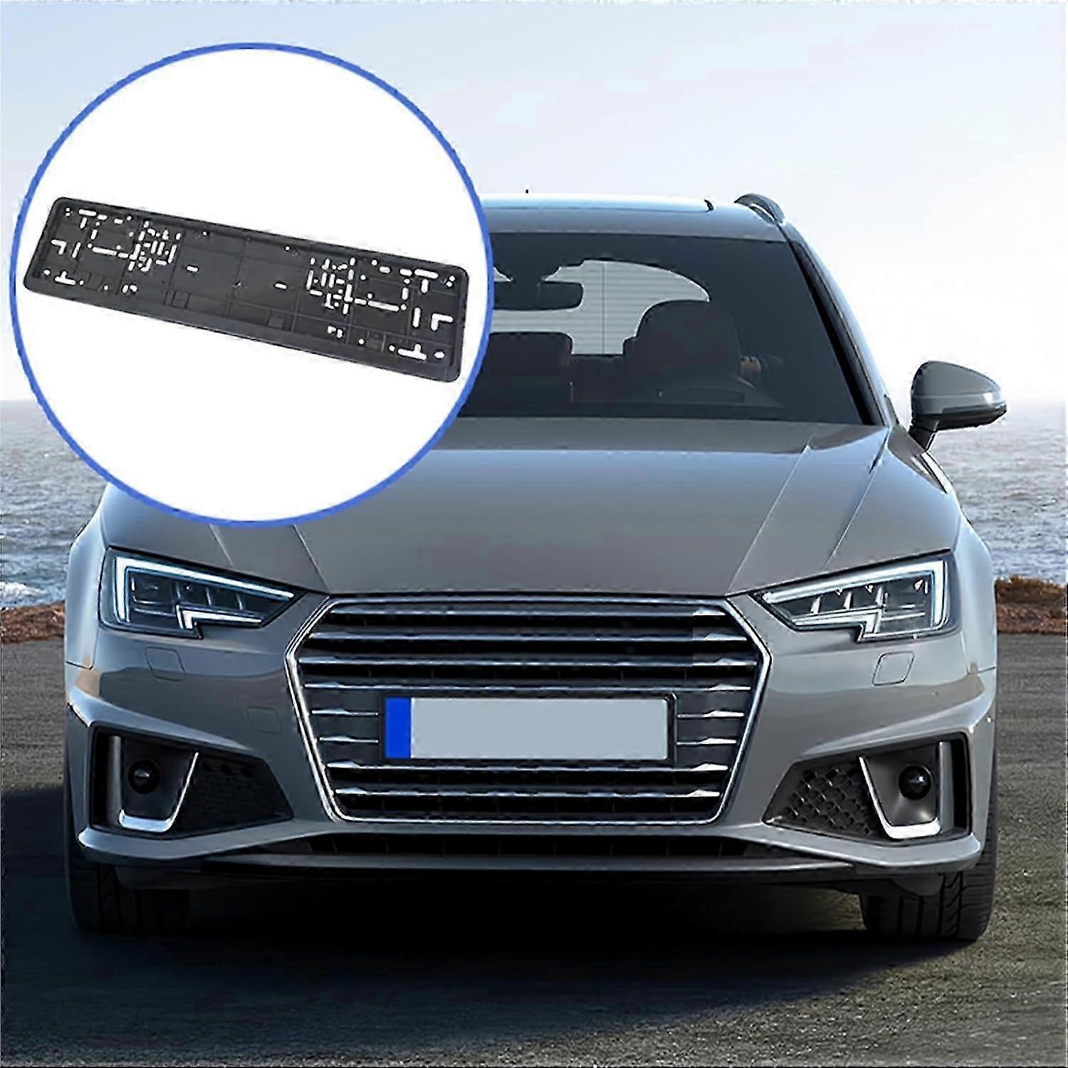 Black Waterproof License Plate Frame