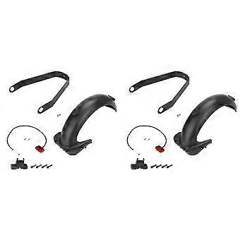 2X for Ninebot G30 Max Electric Scooter Rear Fender Bracket Taillight Screw Cap Tool Set, Black