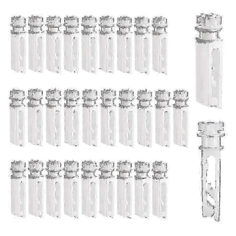 Vertical Light Blind Spare Stems Compatible with Vertical Blind - 30PCS White