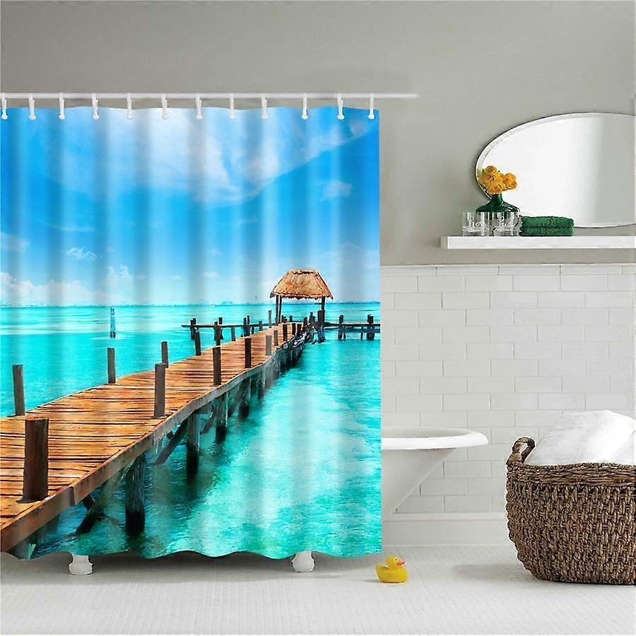 Bathroom Curtain  type-0449 Home Decor