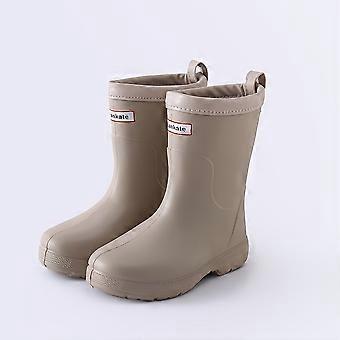 Kniehohe Regenstiefel für Kinder, rutschfeste, strapazierfähige und wasserdichte Gummistiefel für Jungen und Mädchen, ideal zum Spielen im Wasser und Wandern im Freien.