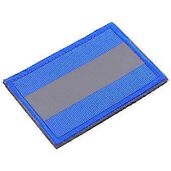 3Pcs Reflective Safety Patch for Decoration Nylon Cloth Blue High Visibility Tape