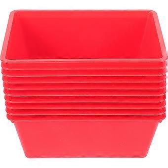 Plastic Game Coins Storage Holder for Storage 20Pcs Red Baskets
