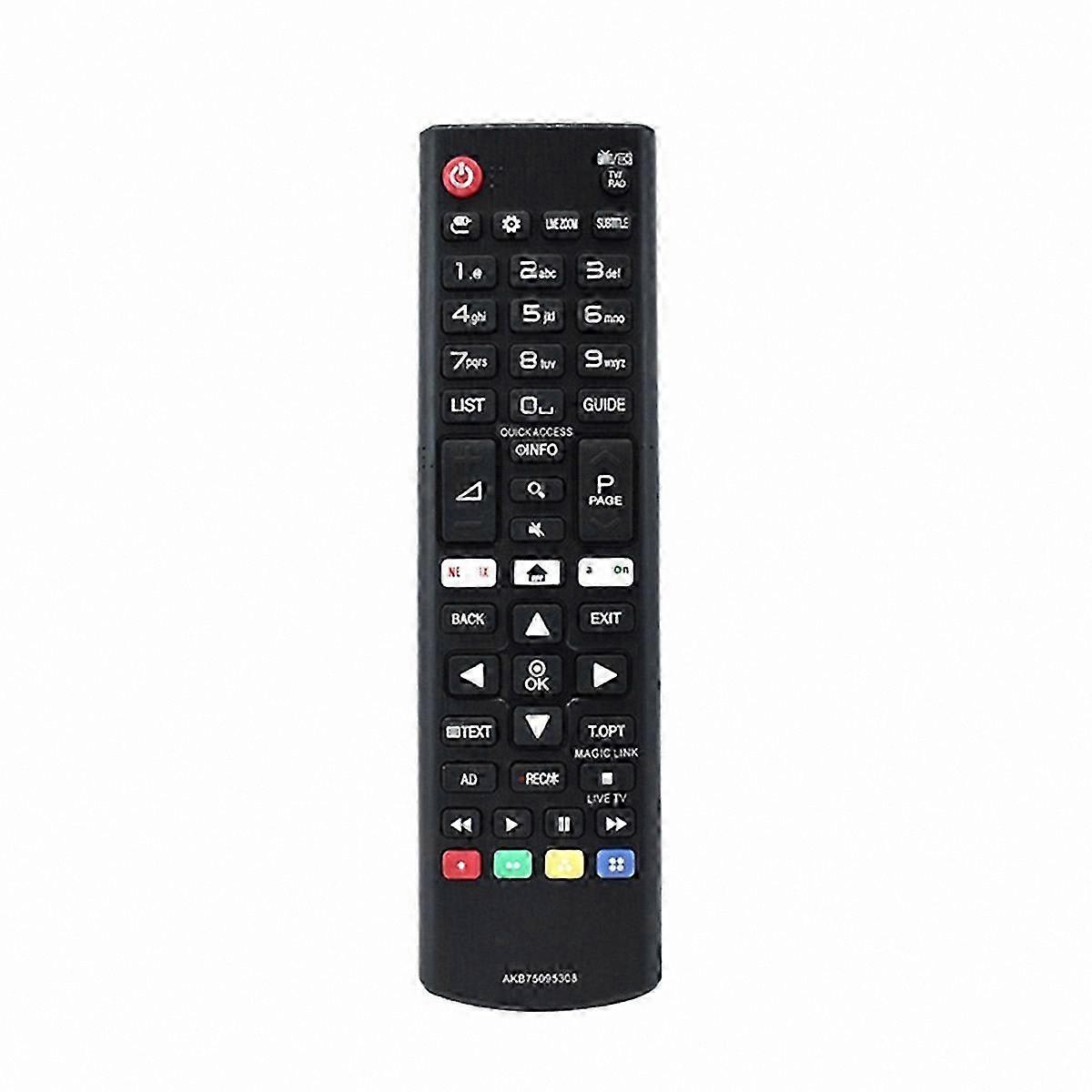 Replacement Remote Control for LG Smart LED TVs, Universal AKB75095308 Model-Compatible Remote