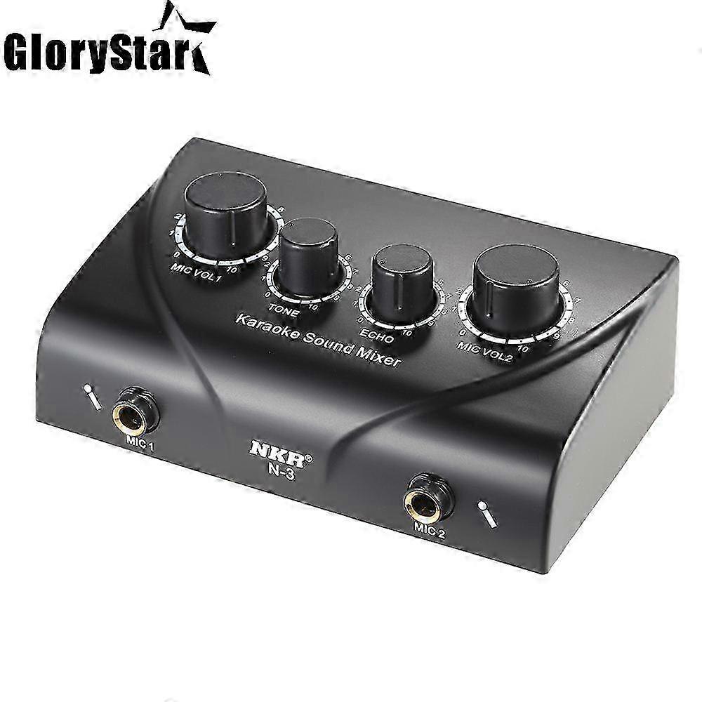 Compact Karaoke Mic Mixer Amplifier
