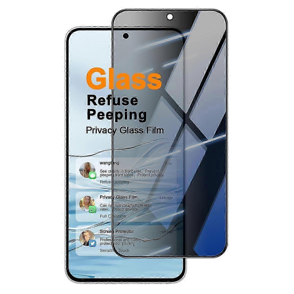 Privacy Tempered Glass Full Coverage