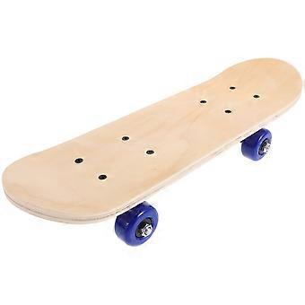 Children Skateboard Wooden Deck for Creative Painting with Wheels