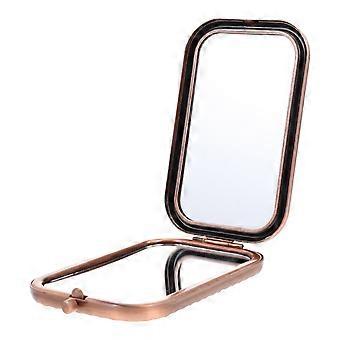 Folding Mirror Double-Sided for Makeup 4Pcs Portable Metal Compact Set