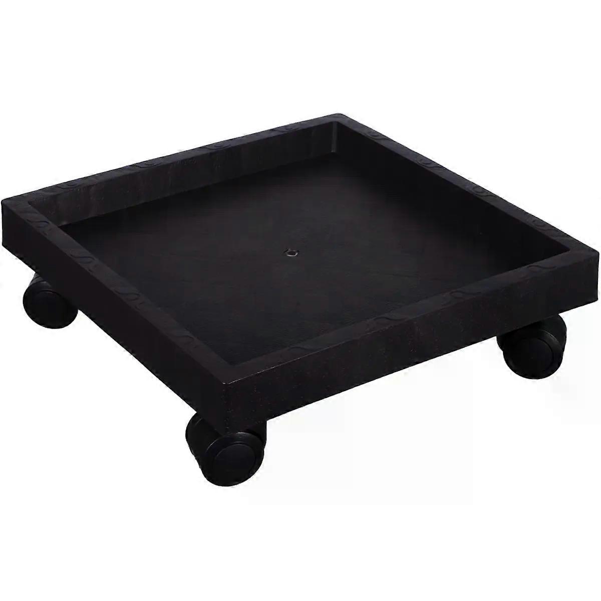 Square Plant Tray Load 220lb with Wheels, 290mm Outer Diameter