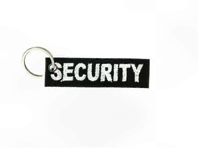 Keychain & Gear Attachment - Embroidered Morale Patch for Bikers, Airsoft & Security