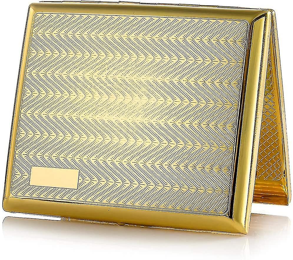 Gold Cigarette Case, Metal Cigarette Box, Cigarette Case Cigarette Cas