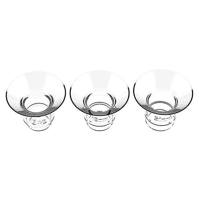 3pcs Αντλία Μητρικού Γάλακτος Φλάντζα Ένθετα Ασπίδα Μαστού Μετατροπέας Πρακτική Αντικατάσταση Θήλαστρο 17mm 19mm 21mm