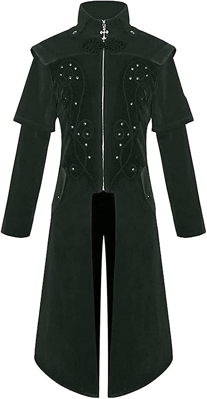 Men's Retro Renaissance Gothic Steampunk Tailcoat Jacket