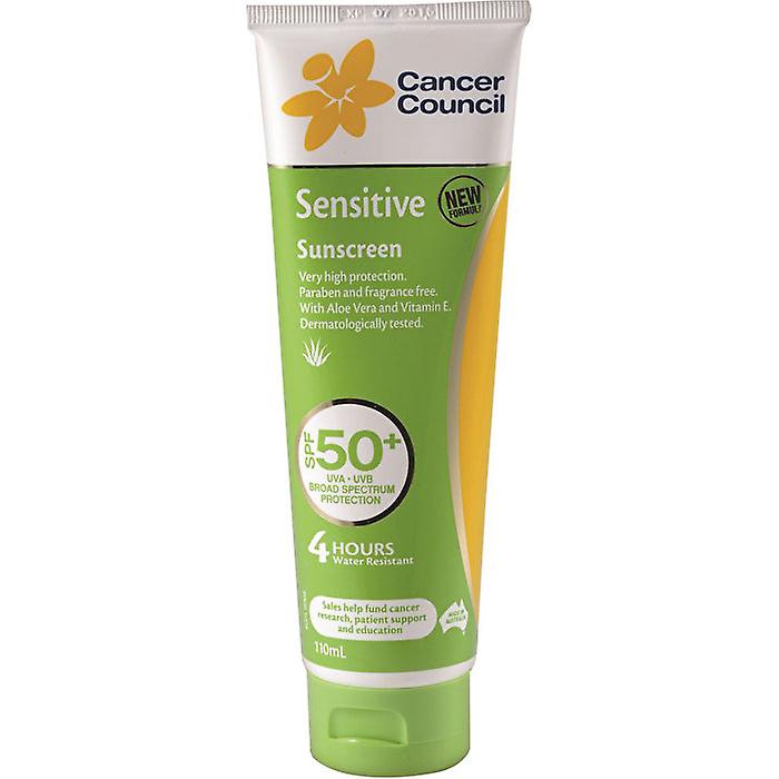 Cancer Council Cca Sensitive Sunscreen Spf 50 110ml