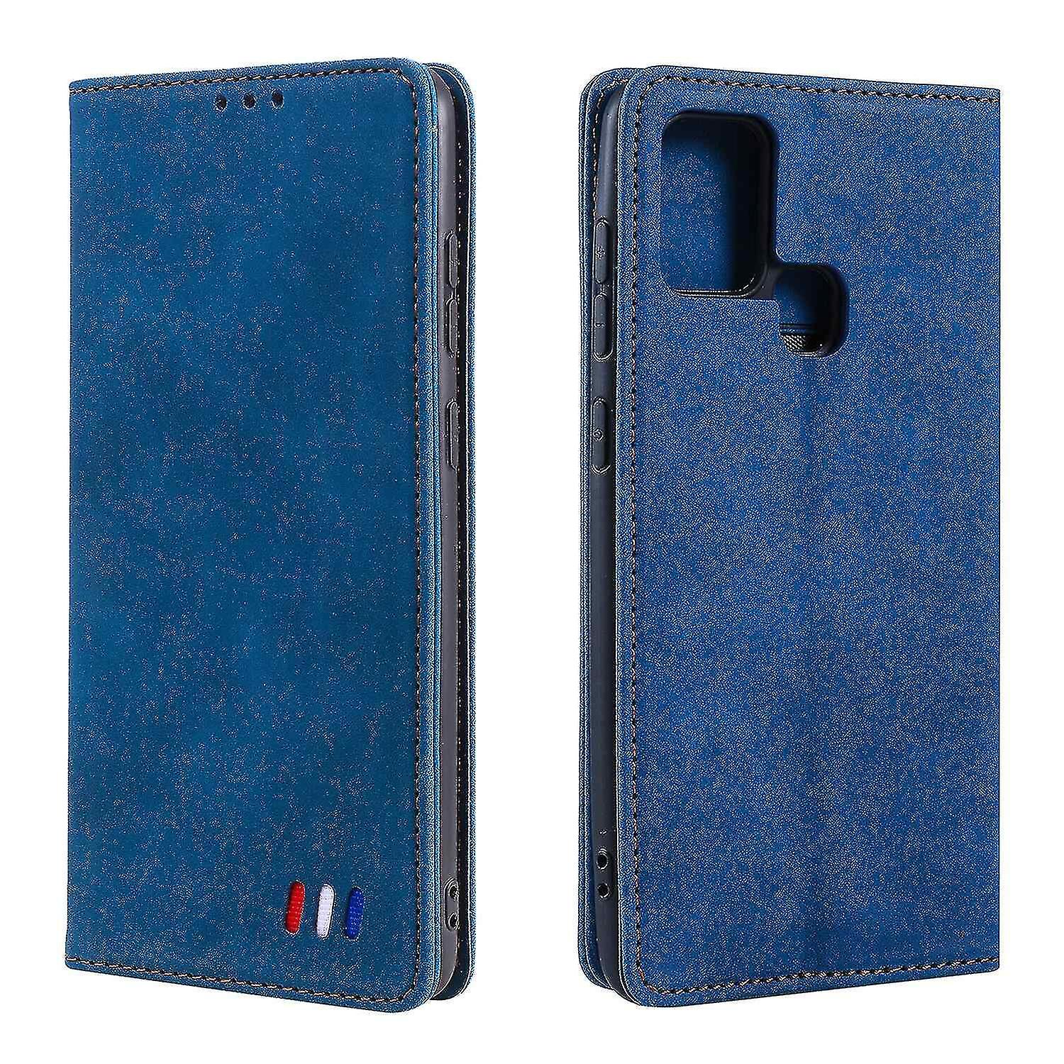 Compatible With Samsung Galaxy A21s Case Magnetic Closure Wallet Book Flip Folio Stand View Leather