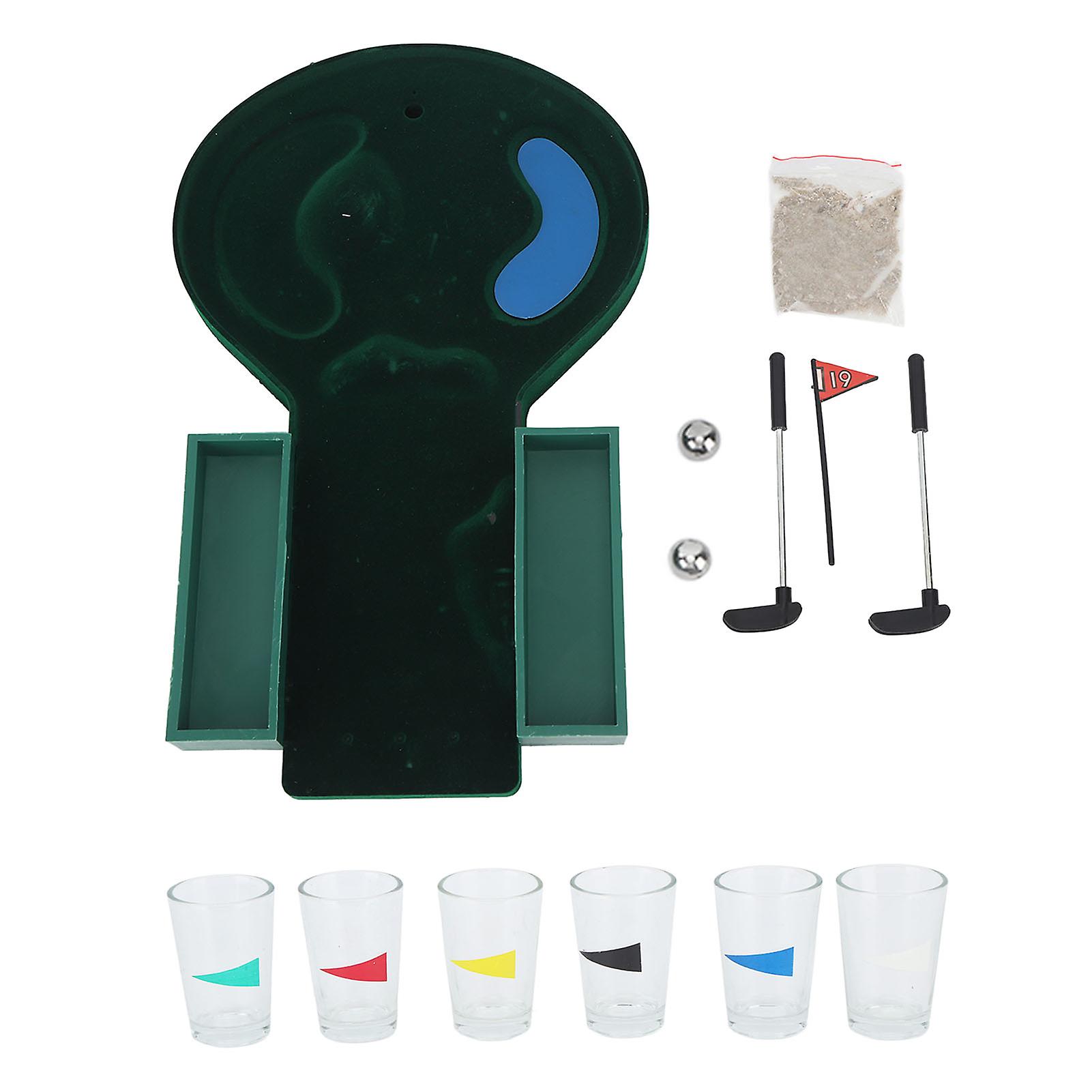 Tabletop Ball Drink Game Mini Decompression Glass Desktop Ball Drink Game for Dining