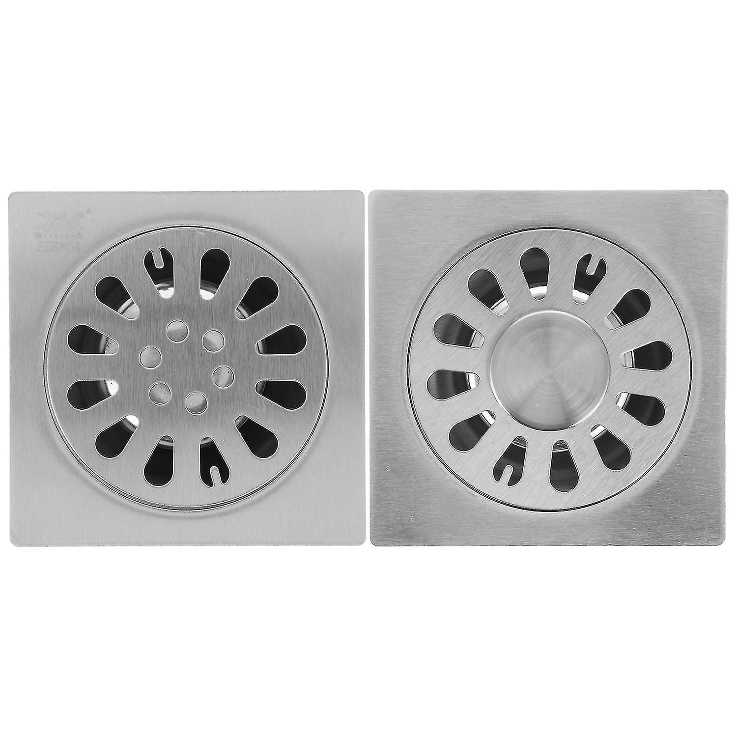 2 Pcs Filters Strainers Drain Covers Practical Silver Sink Filters Floor Filters Drain Covers For Ho