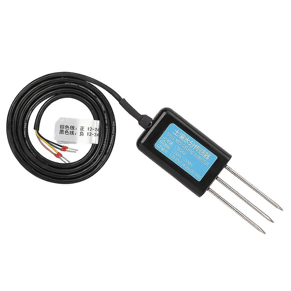 4-20mA Waterproof Soil Moisture Sensor Meter 0-100% Range, 13.8cm Greenhouse