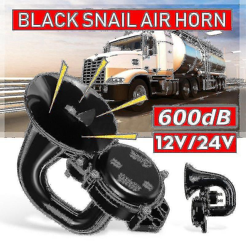 600db 12/24v elektrisk snigel lufthorn