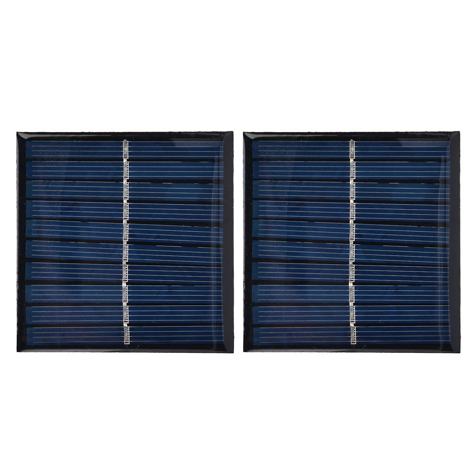 Pack Mini Portable Solar Panels, Epoxy Encapsulated Cells, Flexible, DIY, 0.7W, 5V, 0-140mA