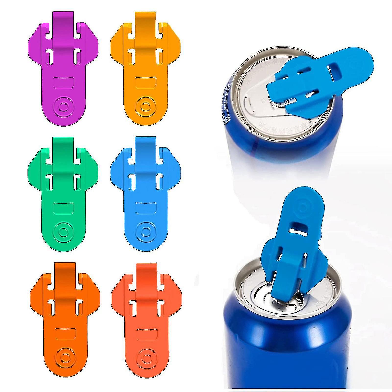 4pcs Easy Can Opener Soda Beer Beverage Protector Picnic Bbq