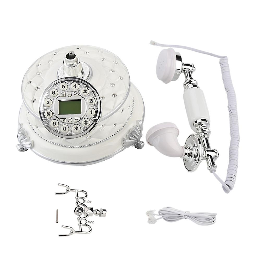 Téléphone rétro vintage à cadran rotatif, téléphone fixe pour bureau et maison