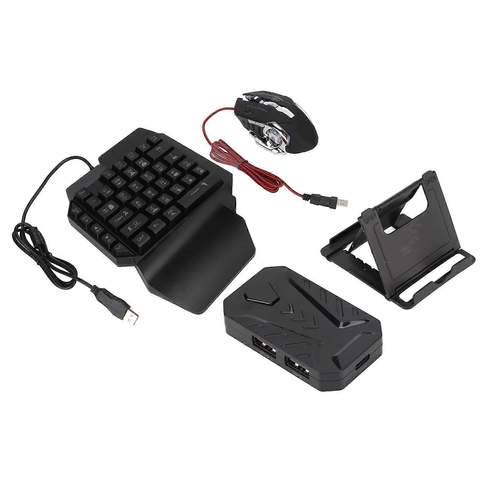 Keyboard and Mouse Converter Mobile Game Keyboard Mouse Adapter Wired Connection for Android System