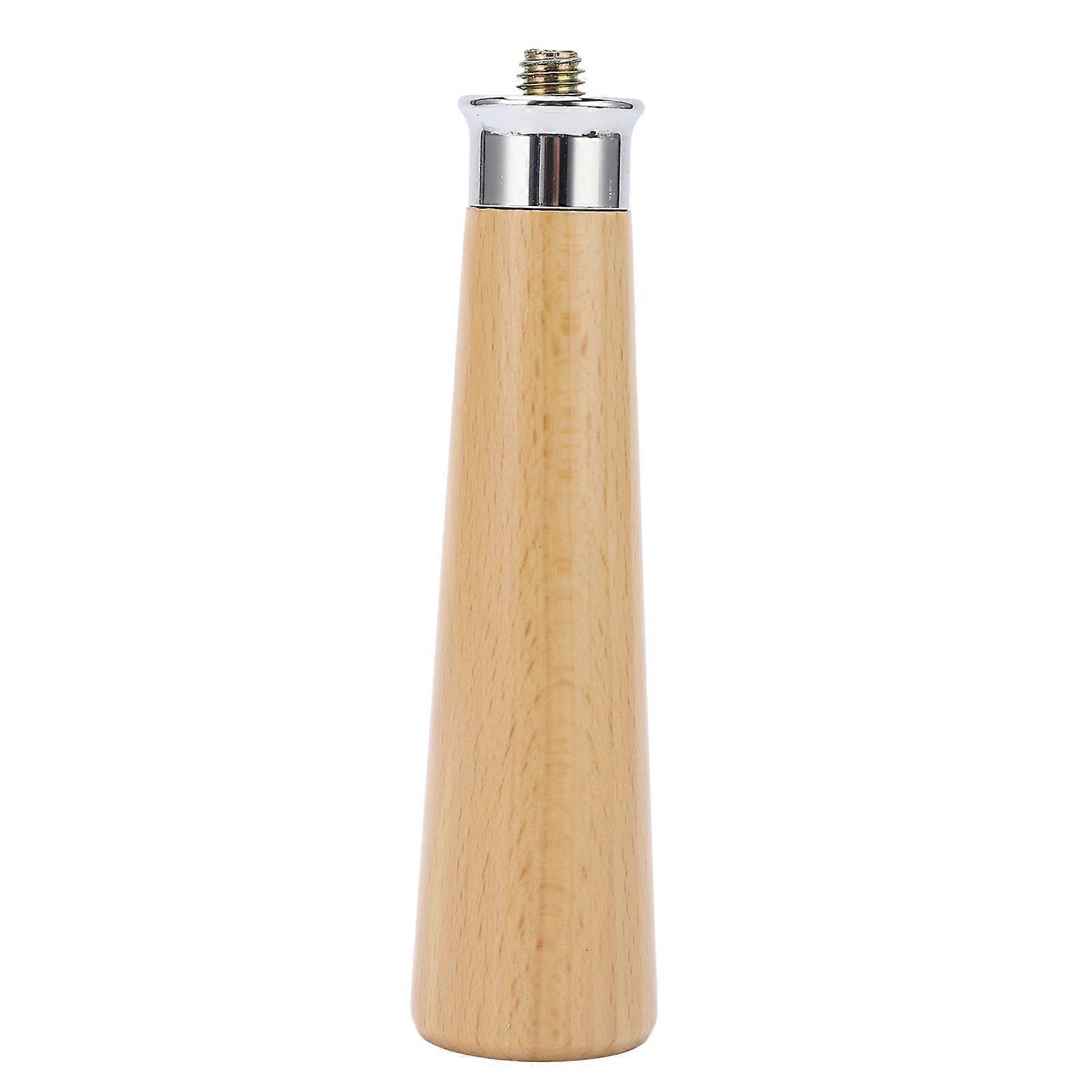 M10 Coffee Portafilter Handle Beech Flat Bottom Coffee Machine Handle Replacement for Home Coffee Making