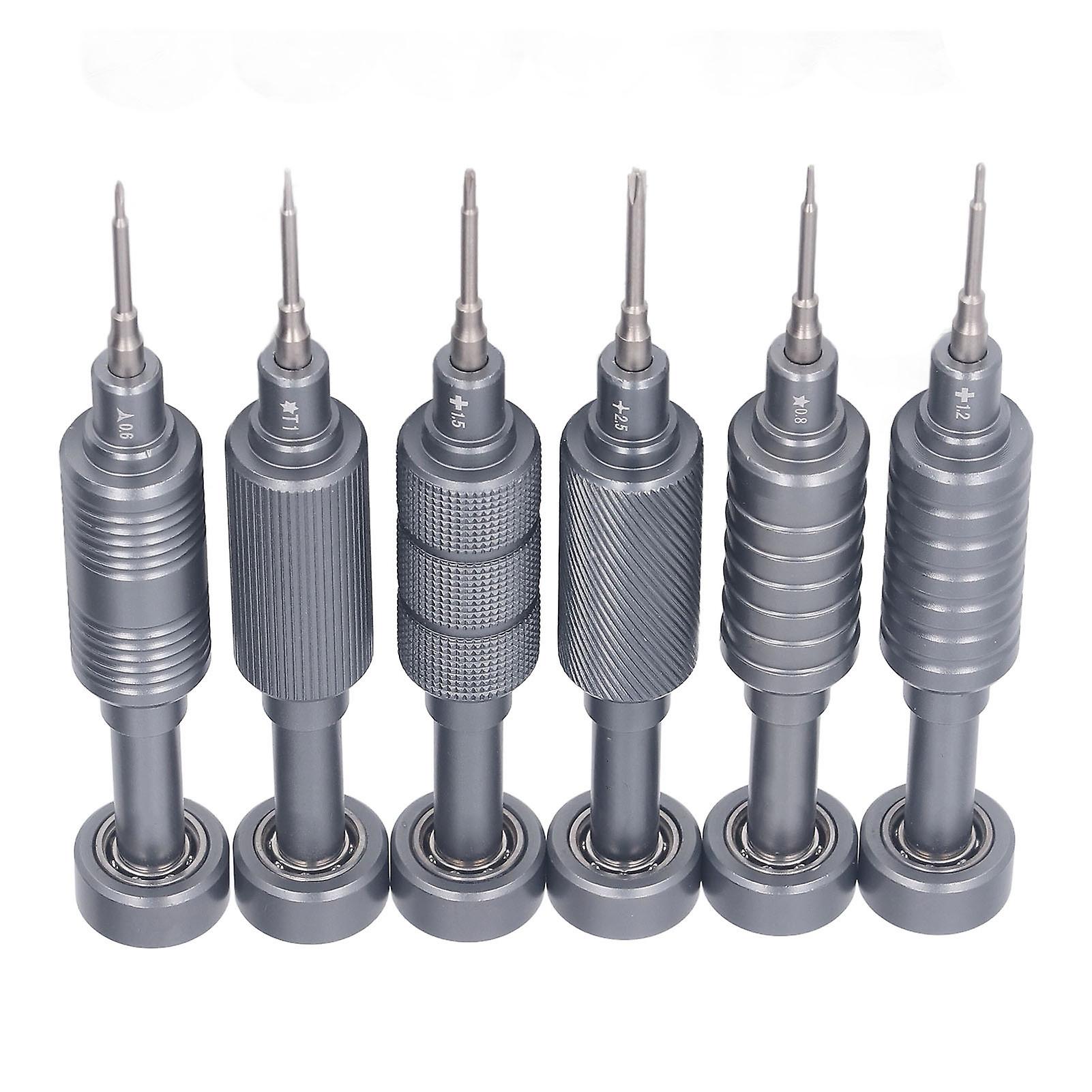 6Pcs Accurate Screwdriver Set Magnetic Disassembly Maintenance Professional Hand Tool 