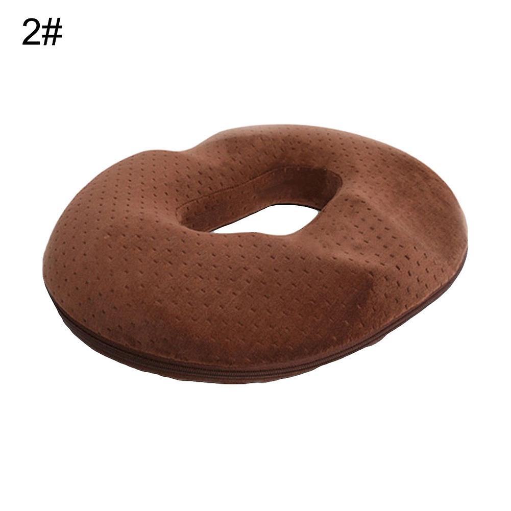 Ouzhan Memory Foam Rebound Donut Cushion Tailbone Pain Relief Buttock Protection Mat