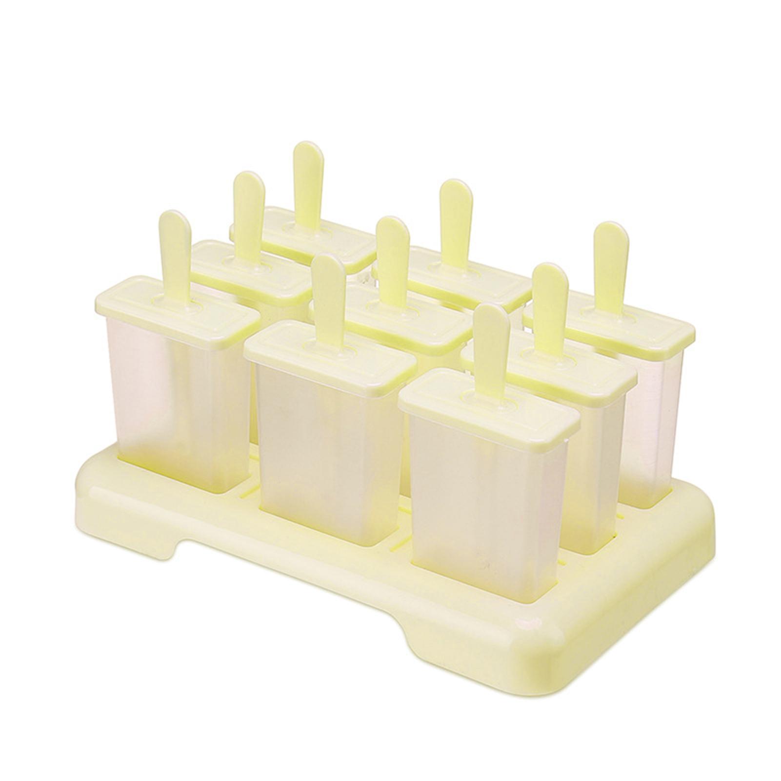 DIY Fruit Milk Popsicle Molds Set with Removable Lids Easy to Clean With Popsicle Sticks Easy Clean