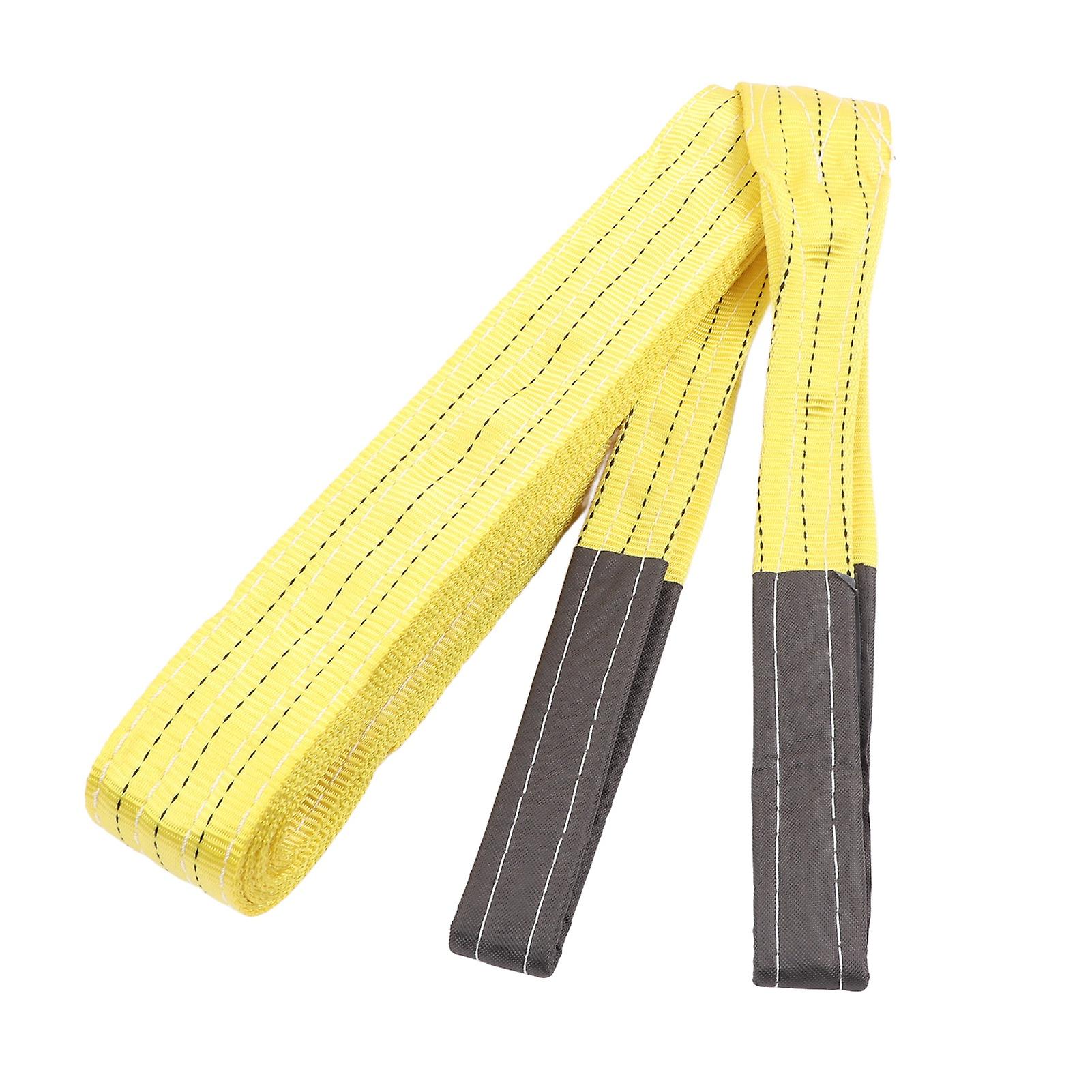 רצועת קלע הרמה 3T 6614LB 6M 19.69FT מעובה להרחיב פוליאסטר יציב יציב רצועת הרמת חבלול יציבה למנוף מנוף 