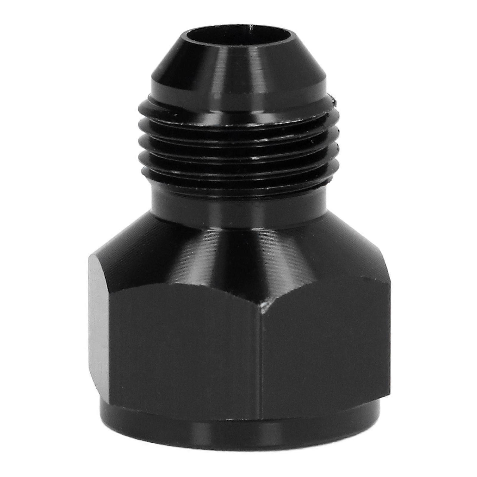 Pipe Reducer Adapter Straight AN10 Female to AN8 Male Aluminium Alloy Black Fitting