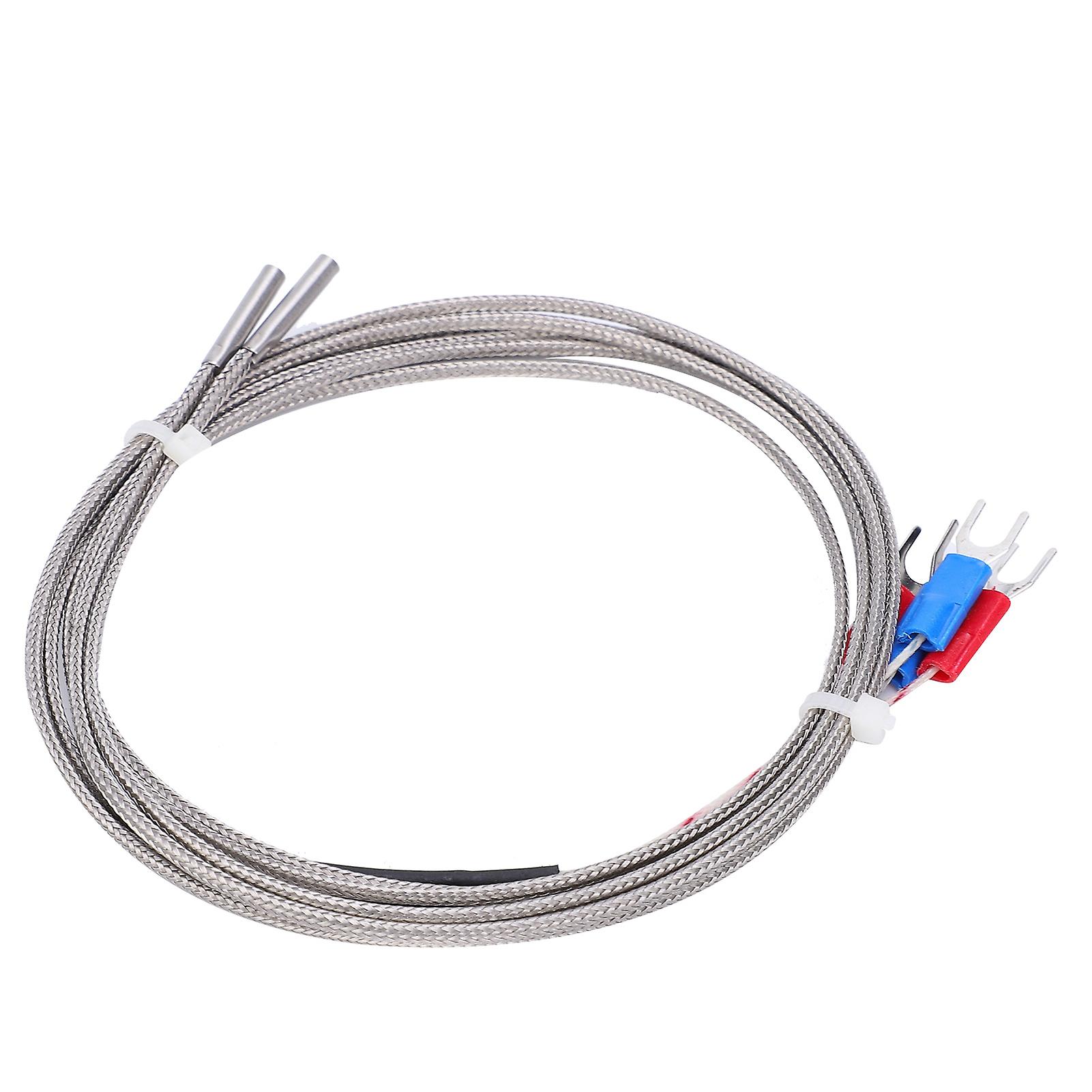4Pcs KType Thermocouple 3D Printer Accessories Thermistor Temperature Sensor 3x15x1000