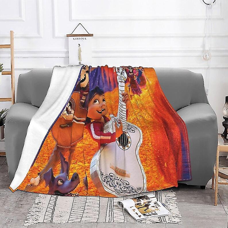 Custom Name Blanket Disney Coco Tapestry Personalized Blankets Birthday Gift Customized Diy