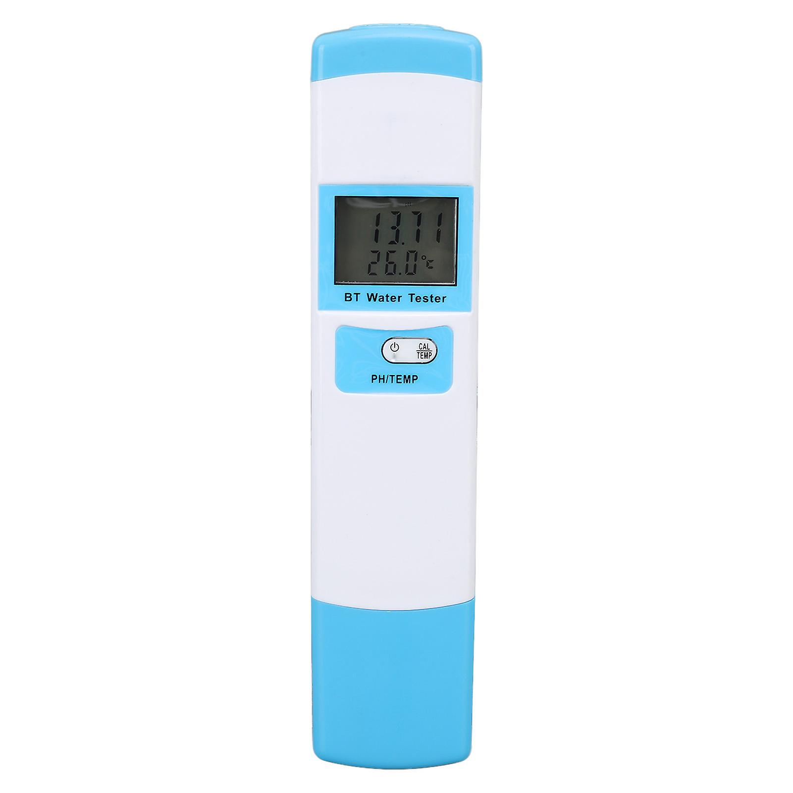 Digital Water Quality Meter 2 in 1 PH TEMP Wireless APP Backlight Multilingual Water Tester for Household Drinking Pool