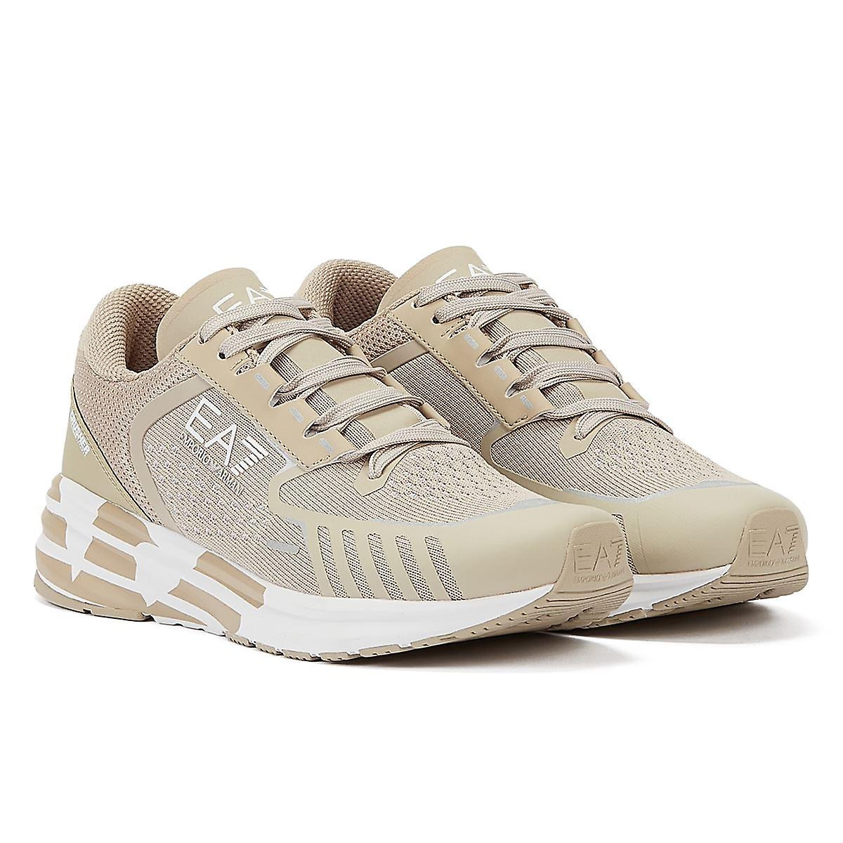 EA7 Emporio Armani Crusher Distant Reflex Women's Beige Trainers