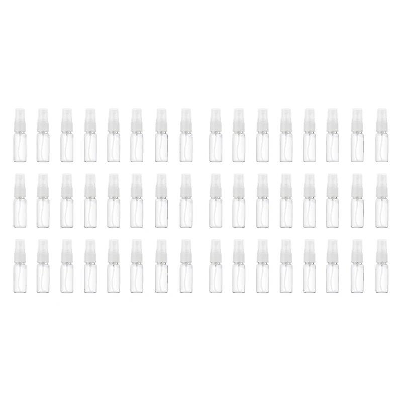 AD-48Pcs 20Ml Transparent Empty Spray Bottles Portable Refillable Fine Mist Sprayer Bottles~5702
