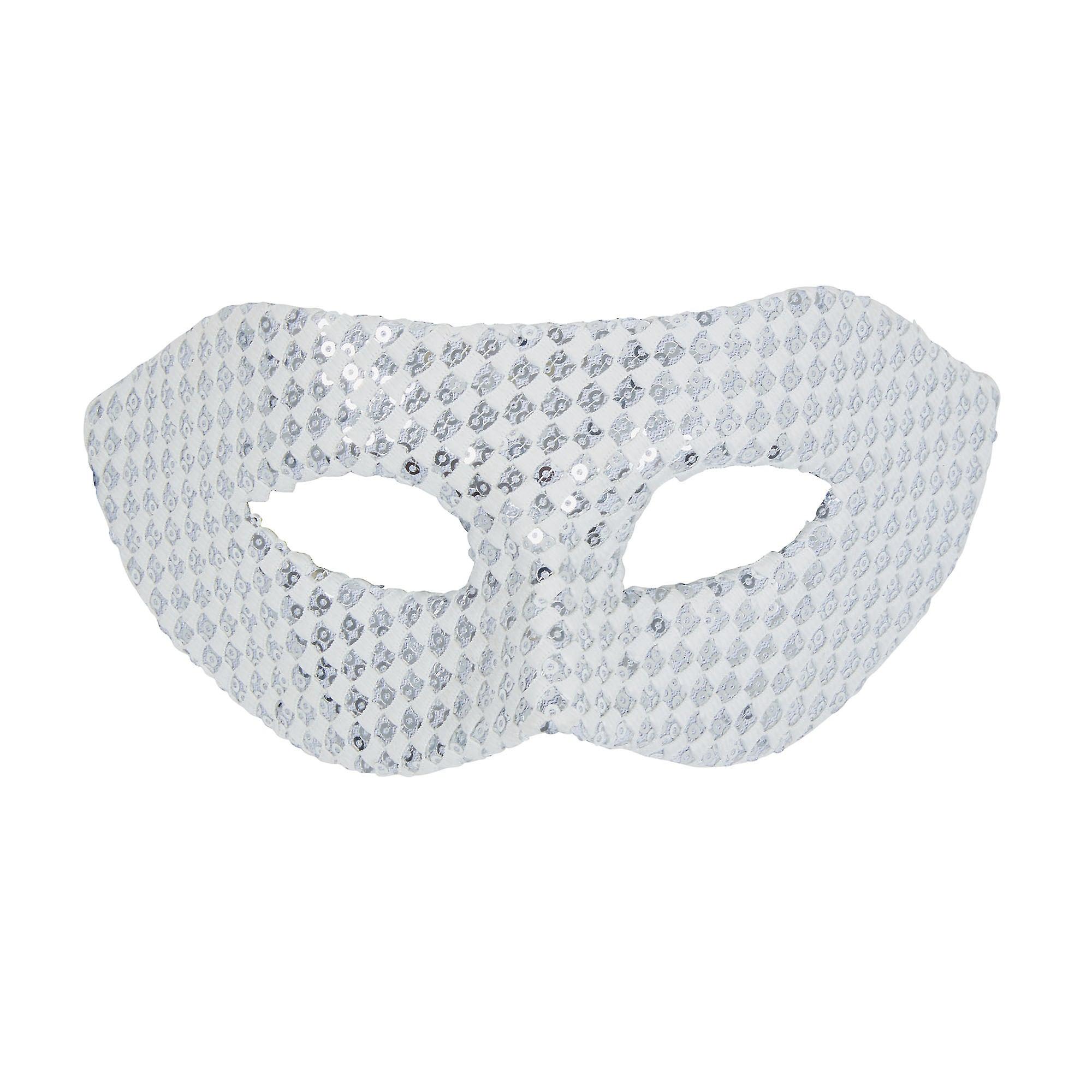 Sequin Eyemask White Em124