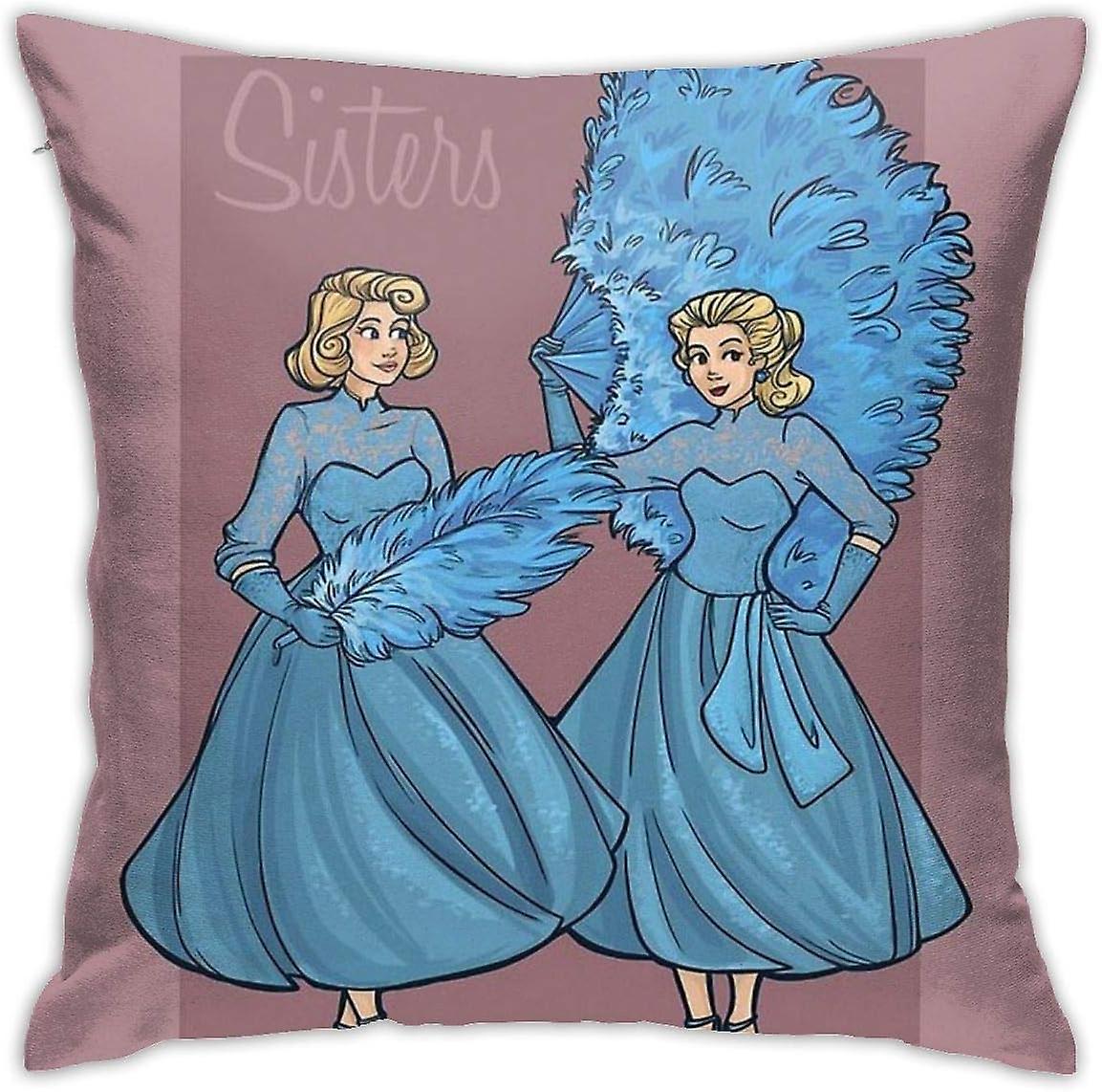 シスターズクッションスロー枕カバーソファ寝室用装飾枕カバー45CM * 45CM AA-1454