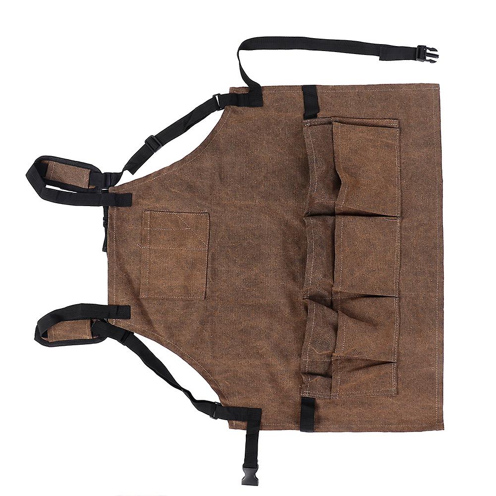 Touch Woodworking Apronwith Tool Pockets Multipurpose Waterproof Woodworking Apron with Tool Pockets Garden Workshop