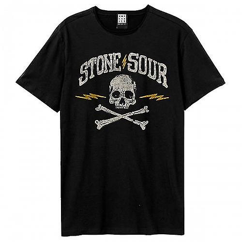 Amplified Unisex Adult Skull Stone Sour T-Shirt
