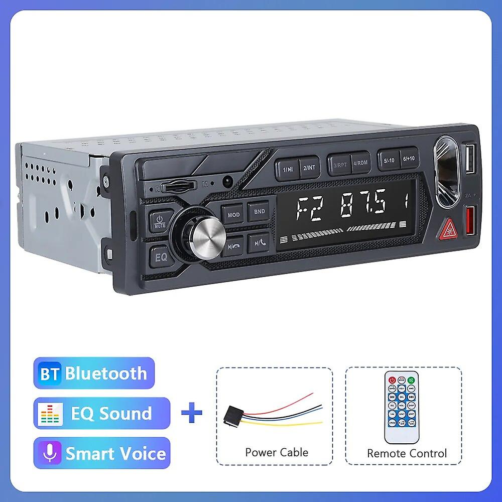 Din Mp3 Car Radio Audio Stereo Fm Aux Input Receiver Sd Tf Usb 12v In-dash Bluetooth Multimedia Auto Radio Player