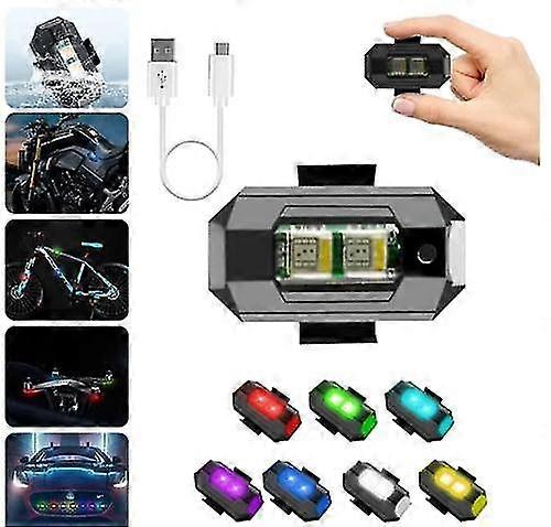 High Brightness Wireless Led Strobe Light, 7 Colors Rechargeable Flashing Lights