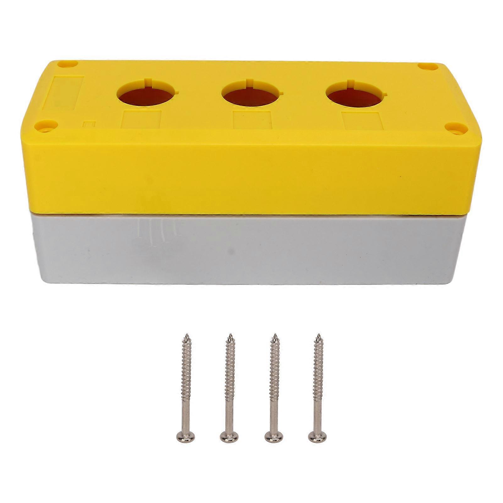 3 Holes 22mm Push Button Box Ip65 Waterproof Switch Control Station Box For Power Equipments
