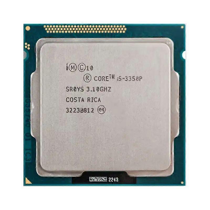 Core i5-3350P CPU - LGA 1155 foglalat, 4 mag, 4 szál, 3,1 GHz, 6 MB L3 gyorsítótár, 69 W.