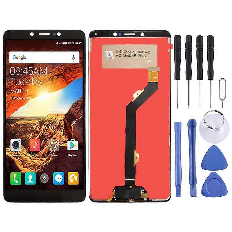 TFT LCD Screen for Tecno Spark Youth KA6 with Digitizer Full Assembly (Black)