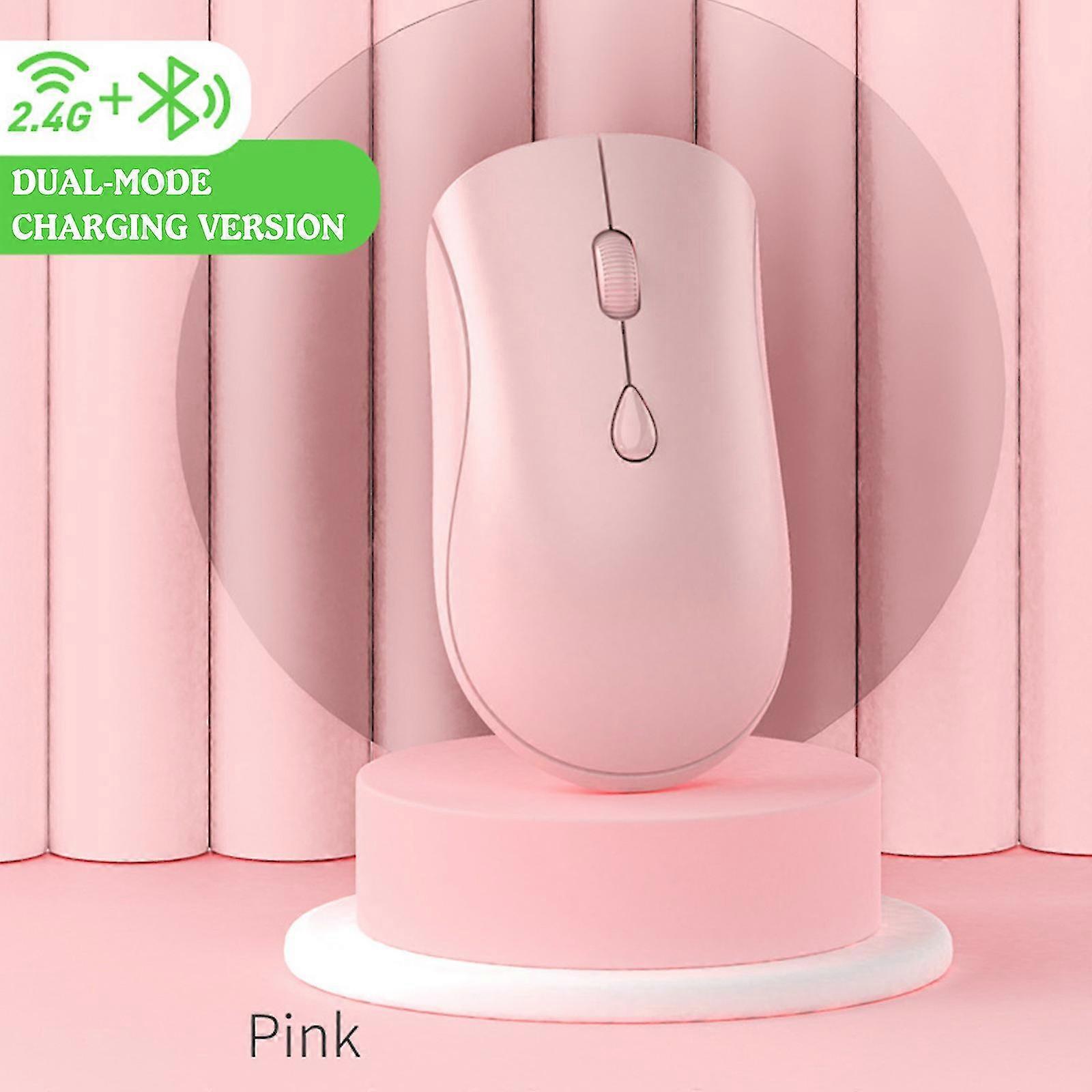 Wireless 2.4g Silent Mouse Desktop Laptop Bluetooth Rechargeable Wireless Mouse (rechargeable Dual Mode)